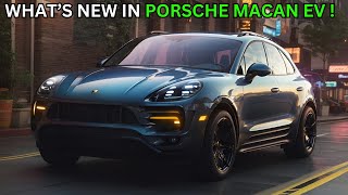 All New  2025 Porsche Macan EV Revealed : The Electric Evolution