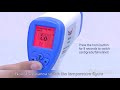 leelvis tg8818b infrared thermometer with fda ce pse rohs fcc certifications demonstration video