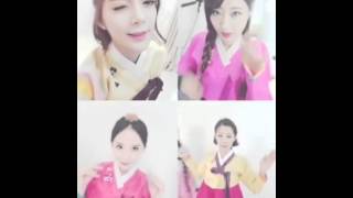 150220 나인뮤지스 4분할 영상 2 소진, 경리, 애린, 성아