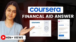 How To Apply For Financial Aid On Coursera and Get FREE Certificates|Step By Step Process with prove