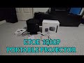 ETOE PORTABLE PROJECTOR DEMO/REVIEW - LUXINI PROJECTION SCREEN @etoeofficial#entertainment #diy