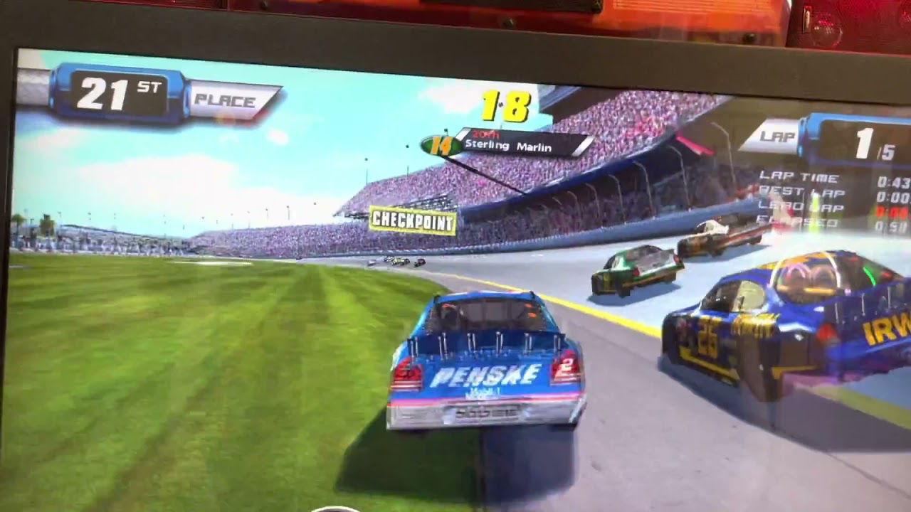 NASCAR Racing Arcade Race At Daytona (2021) - YouTube