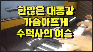 한많은 대동강 반주   전자올겐  트로트  Cover by KAMO   YAMAHA PSR  3번