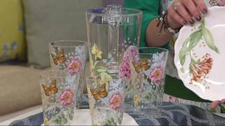 Lenox Butterfly Meadow Melamine 12-piece Dinnerware Set on QVC