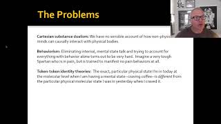 Functionalism, lecture 1
