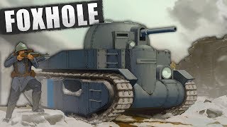 EPIC Tank Gameplay!  Massive MMO Battlefield! (Foxhole NEW Update Gameplay - Tank Battles)