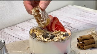 벌집꿀 수제 딸기 요거트 만들기 초간단 레시피_Honey strawberry yogurt recipe