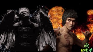 ✅ Bruce Lee vs. Fallen Angel - EA sports UFC 4 - CPU vs CPU 🤛✊👊🔥🔥🔥🔥🔥🔥