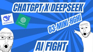 I MADE THEM FIGHT AGAIN... GPT-O3-Mini-High vs DeepSeek-R1 (Unbelievable Results!)