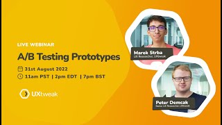 [Webinar] A/B Testing with Prototypes