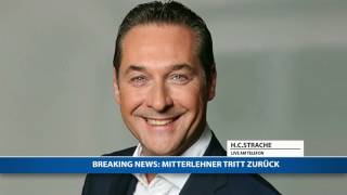 FPÖ-Chef Strache zu Rücktritt von Mitterlehner