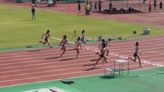 2018京都国公立高校陸上　女子100mTR決勝1～3組