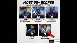 MOST FIFTY  + SCORES #shorts#cricket#viral#viratkohli#asiacup2023#worldcup#cricketnews#msdhoni