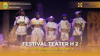 Festival Teater Sekabupaten Bantul di Auditorium ISI Yogyakarta 1 Agustus 2024