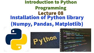 Top python libraries 2023|how to install matplotlib Pandas Numpy in pythonpip install matplotlib