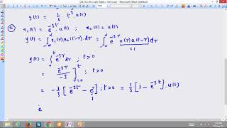 convolution of exponential and unit step signals - signals and systems