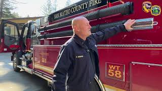 Meet San Mateo County Fire Dept. Water Tender 58 🚒