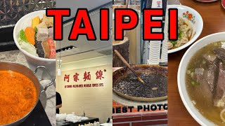 Taipei VLOG#1 나홀로 3박4일 대만여행🇹🇼 / 진짜 먹고싸고한 여행된 사연 😅, 아종면선, 싱푸당, 마라우유훠궈, 딘타이펑, 소품샵투어