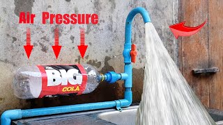 Amazing idea! How to fix PVC pipe Low pressure water to Make strong pressure wat