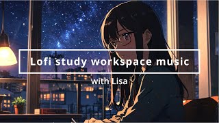 【作業用BGM】Lofi chill music girl.Lisa is studying.勉強中のリサ。