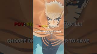 Choose your protector to save yourself||#anime#naruto#muzan#sasuke#gojo#goku#@armyxblink.9364