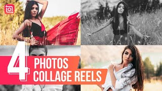 🔥Trending 4 Photos Collage Reels Editing (InShot Tutorial)