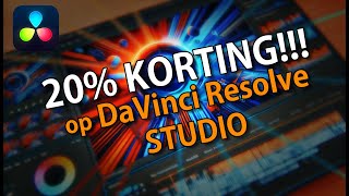 20% Korting op DaVinci Resolve Studio! Lifetime Deal 🌟