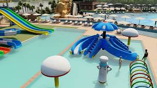 Emune Water Park, Bonendale - 3D Rendering