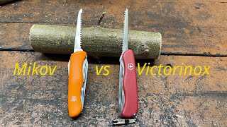 Mikov vs Victorinox (test pilek)