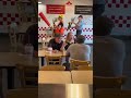 Guys with Saxophone play Barbie Girl in Five Guys #shorts