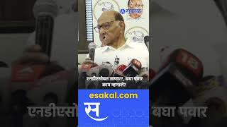 Sharad Pawar on NDA: BJP NCPSP गटाच्या मनोमिलनावर बघा शरद पवार काय म्हणाले?