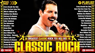 Best Classic Rock Songs 70s 80s 90s - Guns N' Roses, Queen, ACDC, Aerosmith, Bon Jovi, Led Zeppelin