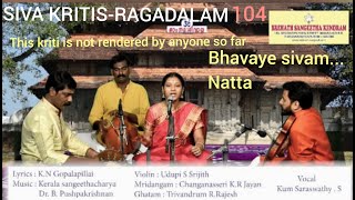 Bhavaye sivam | Natta | Saraswathy.S