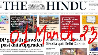 01 March 2023 The Hindu Newspaper Analysis