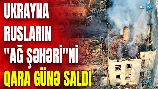 Ukrayna ordusu Rusiyanın bu vilayətini YENƏ VURDU: şəhərə ciddi ziyan dəydi