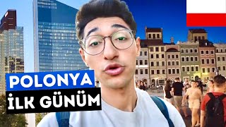 Polonya'da İlk Günüm! 11 Euro'ya Kaldığım Hostel!