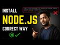 How To Install Node.js Correctly (2026) | Fix node -v Not Working