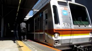 東京メトロ7000系 7132F 武蔵小杉発車