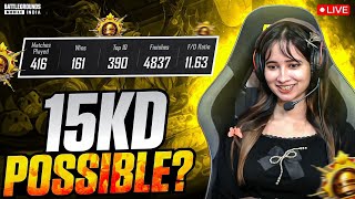 AKM+ 6X WALI KAUR OP HO KYA?😱CONQUEROR TOP 100 RANK LIVE😍 |#bgmilive #girlgamer #pubgmobile