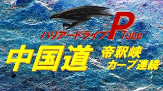 TOYOTAハリアー【中国自動車道】帝釈峡カーブ連続区間