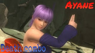 DOA5LR Ayane HOT ZONE Death Combo