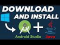 How to download and install Android Studio on Windows 10/11 with Java JDK setup