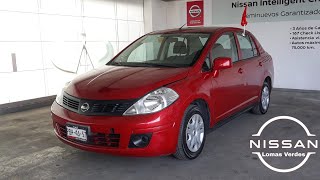 NISSAN TIIDA AUTOMATICO 2017 ROJO