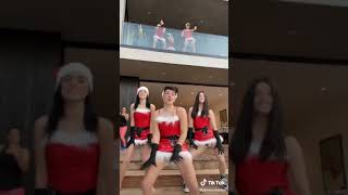 james charles does mean girls christmas dance with charli and dixie damelio larray noah beck chase