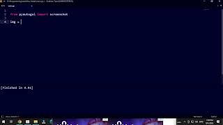 How to take screenshot using python