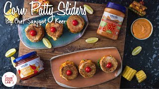 Corn Patty Sliders Recipe | Chef Sanjyot Keer