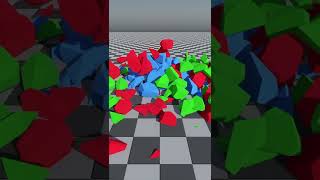 Godot Engine 4 - Rigid Body Simulation - Fractured Cubes