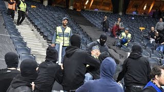 Kaosartat efter supporter sprungit in på planen | AIK - Maribor Cl-kval 2019