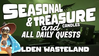 Today’s Season \u0026 Treasure Candles and Daily Quests | Golden Wasteland | SkyCotl | NoobMode