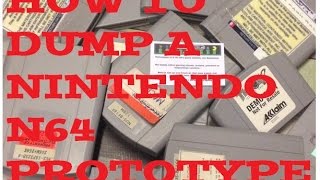 How To Dump A Nintendo N64 Prototype